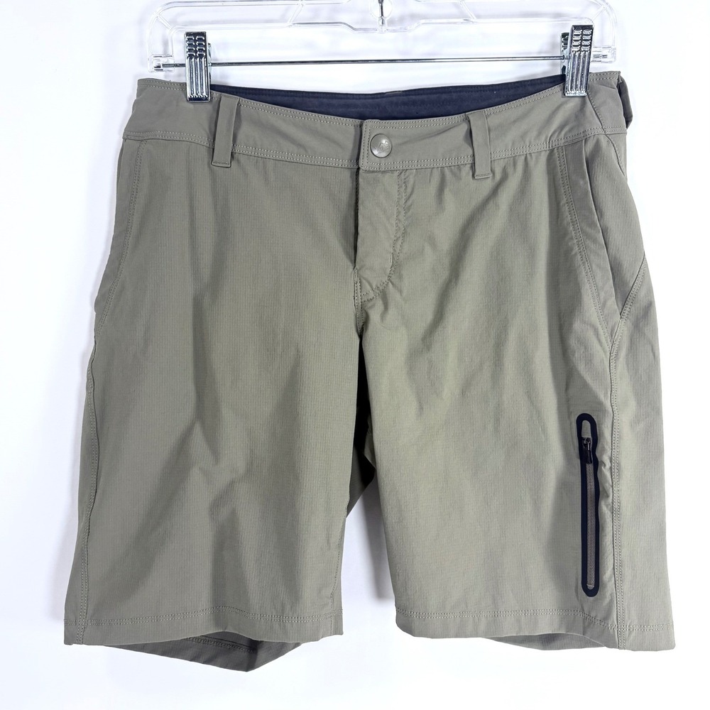 REI Co-op Women's‎ Venturi Hiking Shorts Size 2 Khaki Adjustable Waist Gorpcore